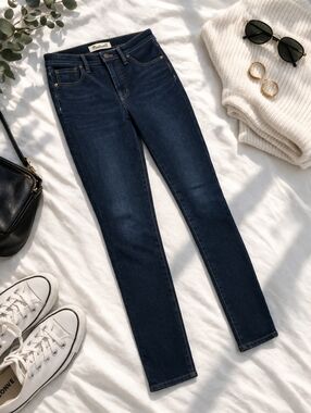 Madewell High Rise Skinny Jeans Stretch Waist 27 Size 4